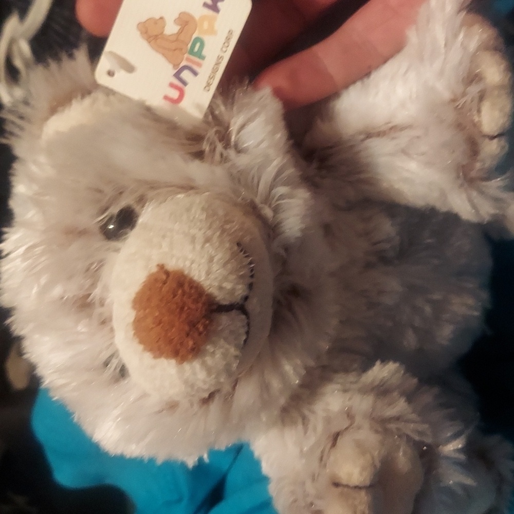 Perf size perf huggability! Nwt! 8" baby bush blue lux fur teddy bear